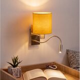  Brilagi - LED fleksibilna zidna lampa NUBILA 1xE27/25W/230V+LED/3W hrom/žuta | Eponuda.com