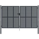 vidaXL vrtna vrata antracit 300 x 200 cm čelična | shoptok.hr