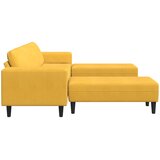 SOFA Svijetlo žuta 250 x 188 x 76 cm Kordura tekstil | shoptok.hr