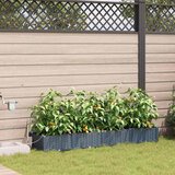  Vrtna saksija 4 pcs Svijetlo siva 160 x 40 x 22 cm Plastika | Eponuda.ba