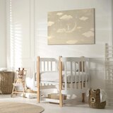  Slika - Little Conqueror - A Mouse in Heart Pajamas on the Moon Among Clouds 60x40 Akustična | shoptok.hr
