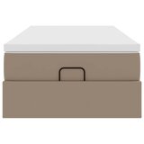  Okvir kreveta s madracem cappuccina 100x200cm umjetna koža | shoptok.hr