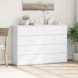  Komoda 2 kom bijela 60x31x84 cm od konstruiranog drva | Eponuda.com