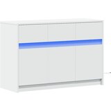 TV ormarić LED bijeli 91x34x61 cm od konstruiranog drva | shoptok.hr