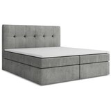Makamii Siva boxspring postelja s prostorom za shranjevanje 160x200 cm Palta – | Shoptok.si