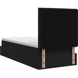  Podesivi krevet s madracem Crna 90 x 190 cm Tkanina | shoptok.hr