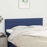  Posteljno vzglavje 2 kosa modro 72x5x78/88 cm blago, (20793556) Cene