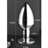 Jiuuy Vrteči se masaž prostate analnega vibratorja 27006664-2 ABS TPE USB 60db, (21218048) | Shoptok.si
