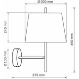  Zidna lampa ELENA 1xE27/20W/230V bela | Eponuda.com