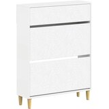  Ormar za cipele DELFT 78 x 24 x 103 cm Konstruirano drvo Bijela - Bijela | shoptok.hr