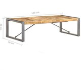  Stolić za kavu 140 x 70 x 40 cm od grubog drva manga | shoptok.hr