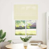 vidaXL Plisirana roleta krem 85x100 cm širina tkanine 84,4 cm | shoptok.hr