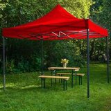  Paviljon crveni sklopivi 3x3m u