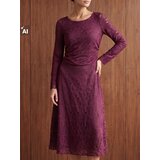 Sinsay Čipkasta midi haljina s otvorenim leđima | shoptok.hr