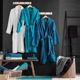Douceur d intérieur Svijetlo sivi pamučan kućni ogrtač M Tendresse – | shoptok.hr