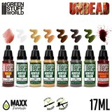 Green Stuff World Paint Set - Undead | Set Akrilnih Boja x8 | Eponuda.com