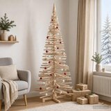  Drveno božićno drvce KOTKA 240 cm Masivna borovina Prirodno | shoptok.hr