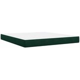  Krevet s oprugama i madracem tamnozeleni 180x200 cm baršunasti | shoptok.hr