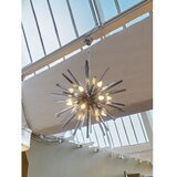 Premier Housewares Kovinska viseča svetilka s steklenim senčilom ø 75 cm Karlo – | Shoptok.si