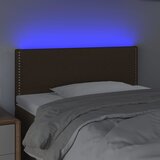  LED uzglavlje tamnosmeđe 100x5x78/88 cm od tkanine | shoptok.hr