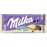 Milka mlečna bela čokolada Oreo, 100 g cene