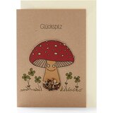 Die Stadtgärtner voščilnica s semenskim čepom "Lucky Mushroom" | Shoptok.si