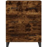  Visoka komoda dimljeni hrast 69 5x34x180 cm konstruiranog drva | shoptok.hr