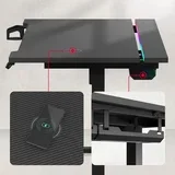 Hero 8.7 Crni RGB Električni podesivi sto 140x70cm