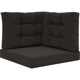  Zunanja blazina za kavč 3 pcs Črna Poliester, (5000202659) | Shoptok.si