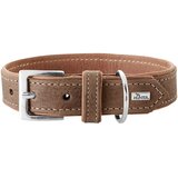 Hunter ovratnica za pse Porto kožna konjak/rjava | Shoptok.si
