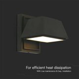  LED spoljašnje zidno svetlo LED/15W/230V IP65 4000K crno | Eponuda.com
