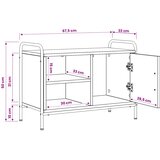  TV ormar 133 x 33 x 50 cm Siva Sonoma Konstruirano drvo Slike