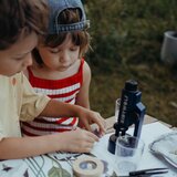 KIDYWOLF Dječji prijenosni mikroskop, plavi | Shoptok.si