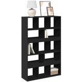 vidaXL Knjižna omara črna 100x33x156,5 cm inženirski les | Shoptok.si
