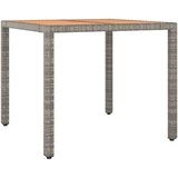  3-dijelni bistro set od poliratana s jastucima sivi | shoptok.hr