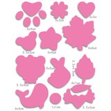 INF 10 listov samolepilnih našivkov za puhovke za hlače, dežne plašče, šotore Pink, (21732426) | Shoptok.si