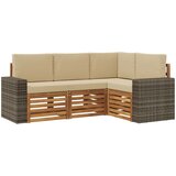  Set vanjskih sofa 4 kom. Poliester | shoptok.hr
