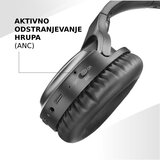 Music Sound vibra črne brezžične naglavne slušalke | Shoptok.si