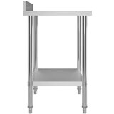 vidaXL Kuhinjski radni stol 80 x 60 x 93 cm od nehrđajućeg čelika | shoptok.hr