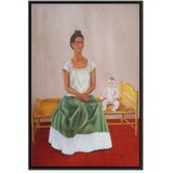  Slika - Frida Kahlo – Me and My Doll 80x120 U crnom drvenom okviru | shoptok.hr
