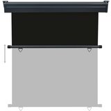 Balkonska bočna tenda 160 x 250 cm crna | shoptok.hr