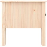 vidaXL Stranska mizica 50x50x49 cm trdna borovina | Shoptok.si