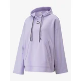 Puma Light Purple Womens Oversize Hoodie Dare To - Women