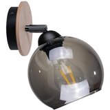  Zidno spot svetlo UNO WOOD 1xE27/60W/230V crna/braon | Eponuda.com