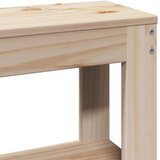  Okvir kreveta s uzglavljem 140 x 190 cm od masivne borovine | shoptok.hr