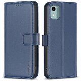 INORCO BINFEN COLOR BF17 Za Nokia C12 4G/C12 Pro/C12 Plus stojalo za pametni telefon PU usnje+TPU ovitek za denarnico, (22036609) Cene