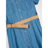 Sinsay Traper midi haljina s materijalnim remenom | shoptok.hr