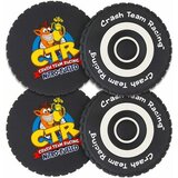 Rubber Road MERCHANDISE CRASH TEAM RACING TYRE COASTERS | shoptok.hr