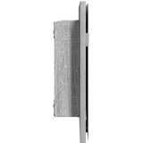  Ogledalo Zidne Siva sonoma 80 x 37 cm Staklo i inženjerski drvo | Eponuda.com