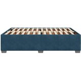  Okvir za krevet plavi 140 x 190 cm baršunasti | shoptok.hr